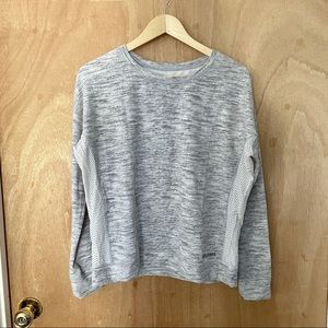 Abercrombie pullover sweater with mesh sides; S